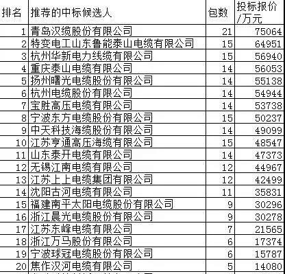 青島漢纜股份有限公司領跑國網中...